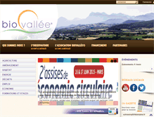 Tablet Screenshot of biovallee.fr